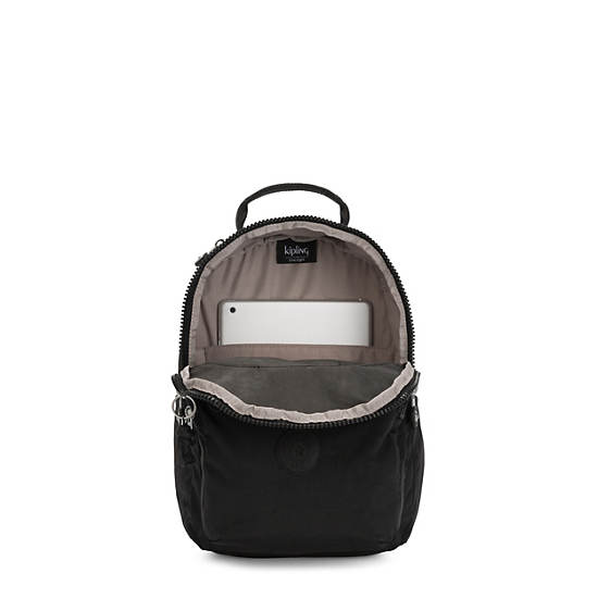 Kipling Seoul Small Klassiska Tablet Ryggsäck Svarta | SE 1607EB